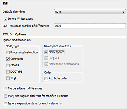 XML Diff & Merge